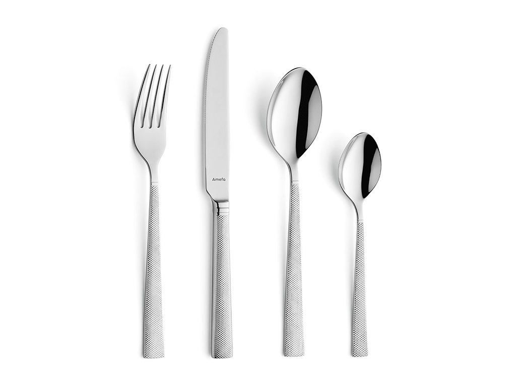 Amefa Serie Jewel, Ansicht Messer Gabel Löffel Kaffeelöffel