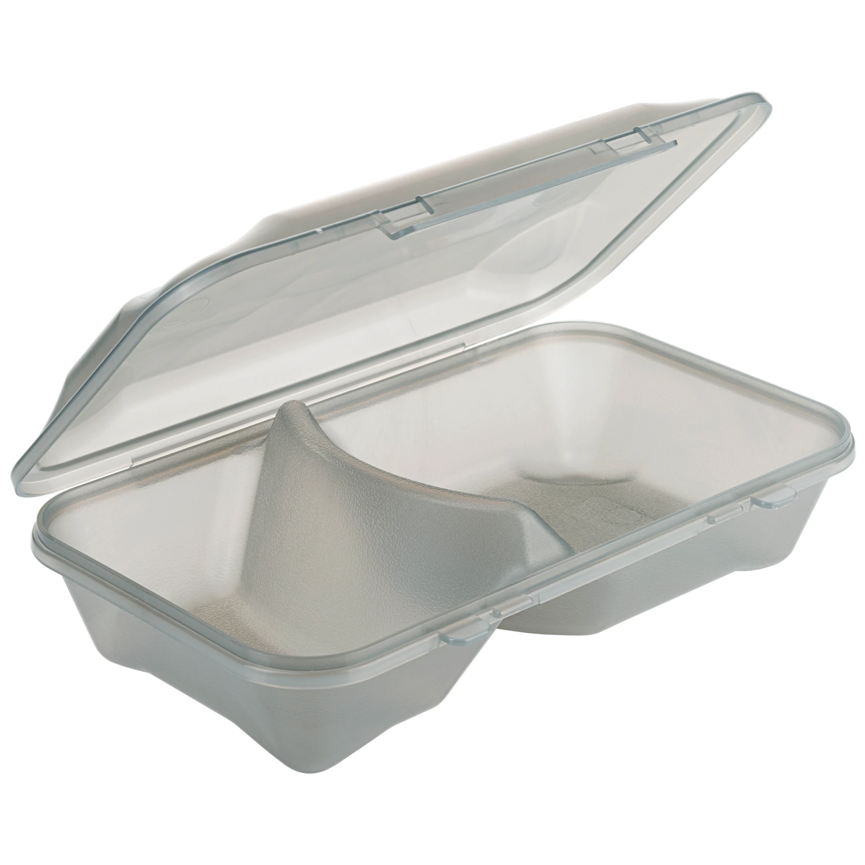 Contacto Menüschale WE TURN GN 1/4 grau Deckel offen 1180143