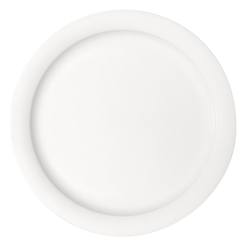 Bauscher 6900625 Teller flach schmale Fahne, Porzellan, Töpferei, Teller, Mahlzeit, Gericht