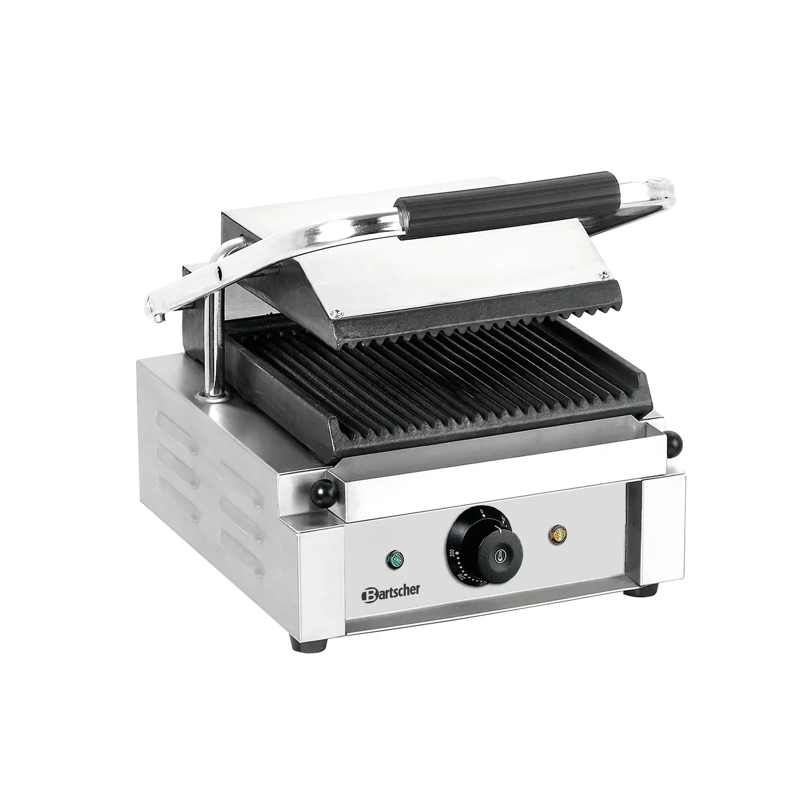 Bartscher A150670 Kontaktgrill Gerillt Ansicht Komplett