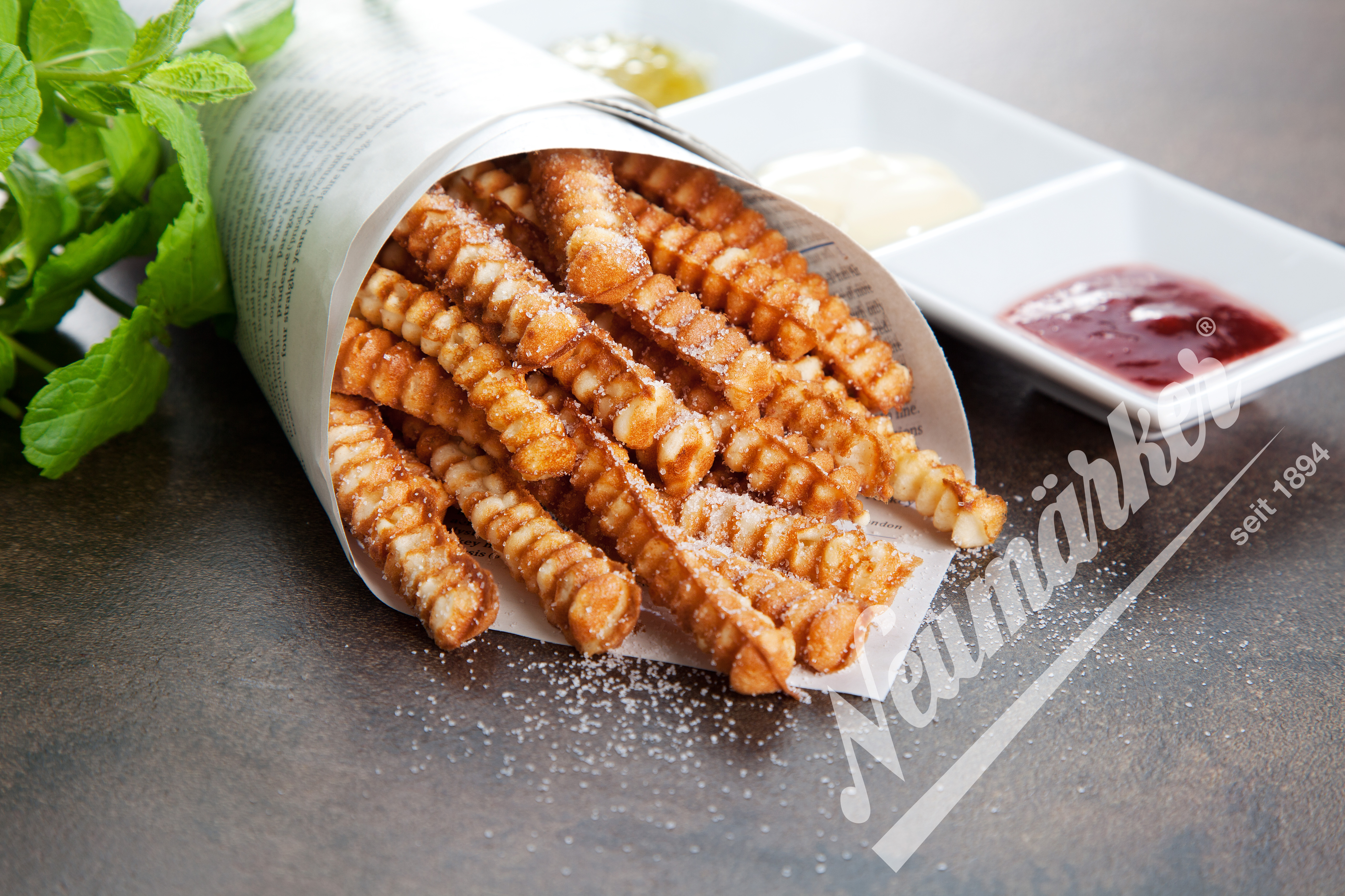 Neumärker 31-40433 Waffel Pommes Backplattensatz für SWING Backsystem Ansicht 2