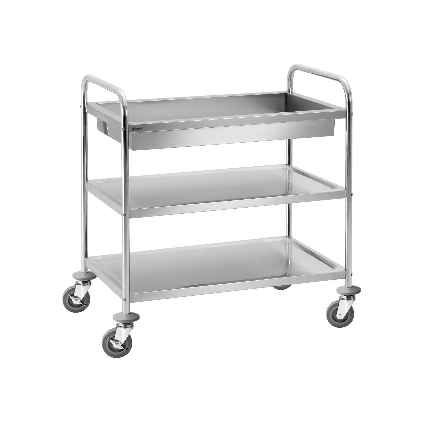 Bartscher A300056 Servierwagen mit 3 Böden