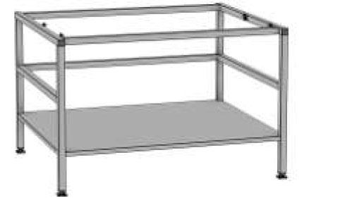 Rational 60.31.090 Untergestell UG I Standard für 2/1 GN Geräte