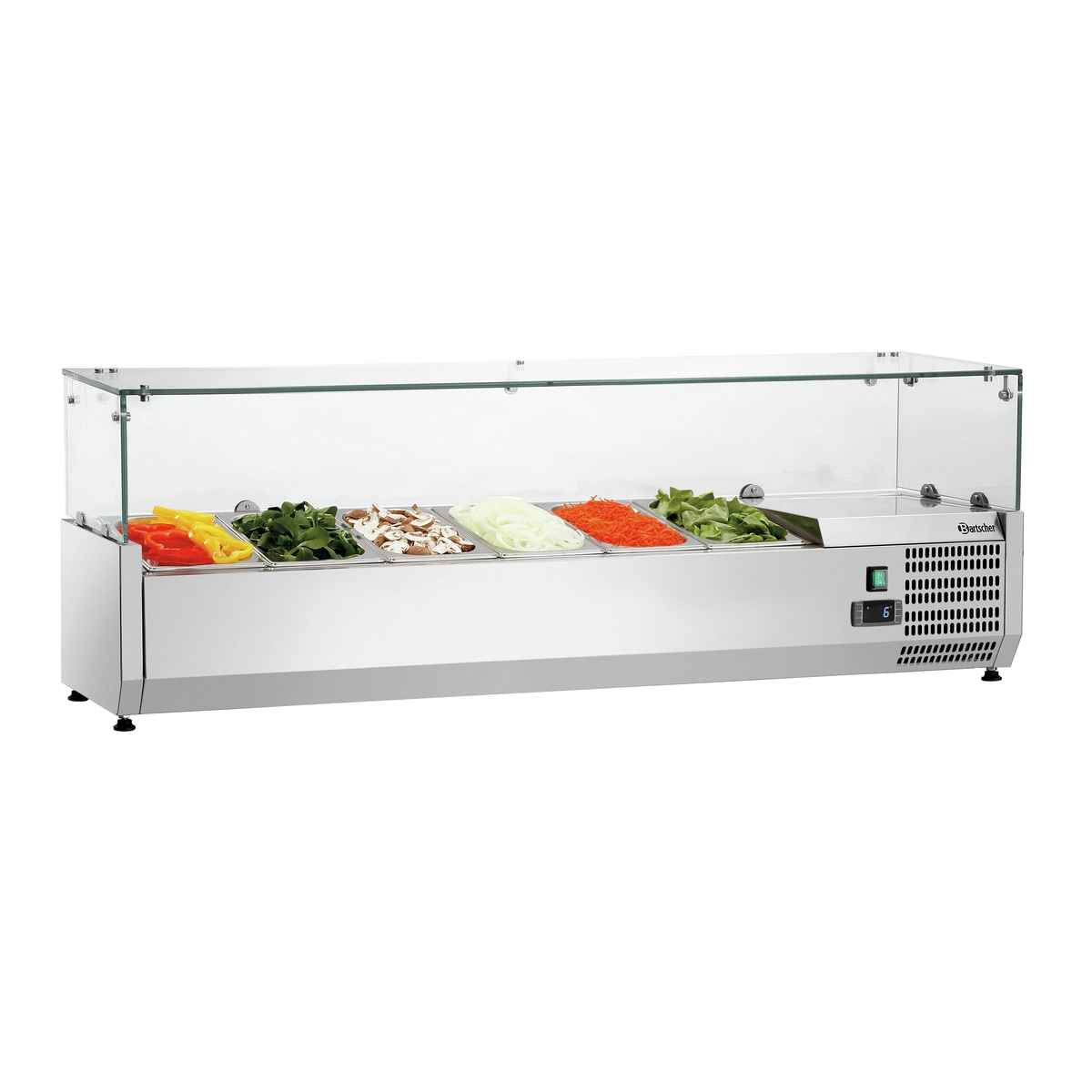 Bartscher 110271 Kuehlaufsatzvitrine 1  