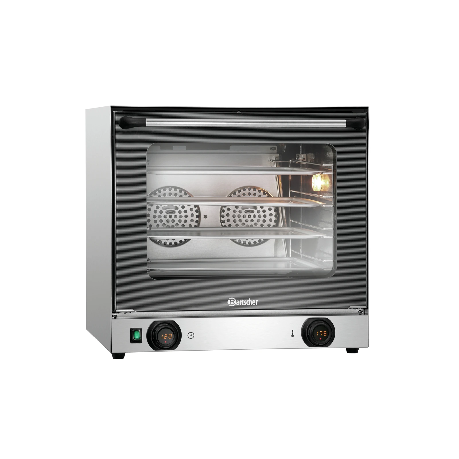 Bartscher A120796 Heißluftofen AT90-MDI Ansicht geschlossen leer