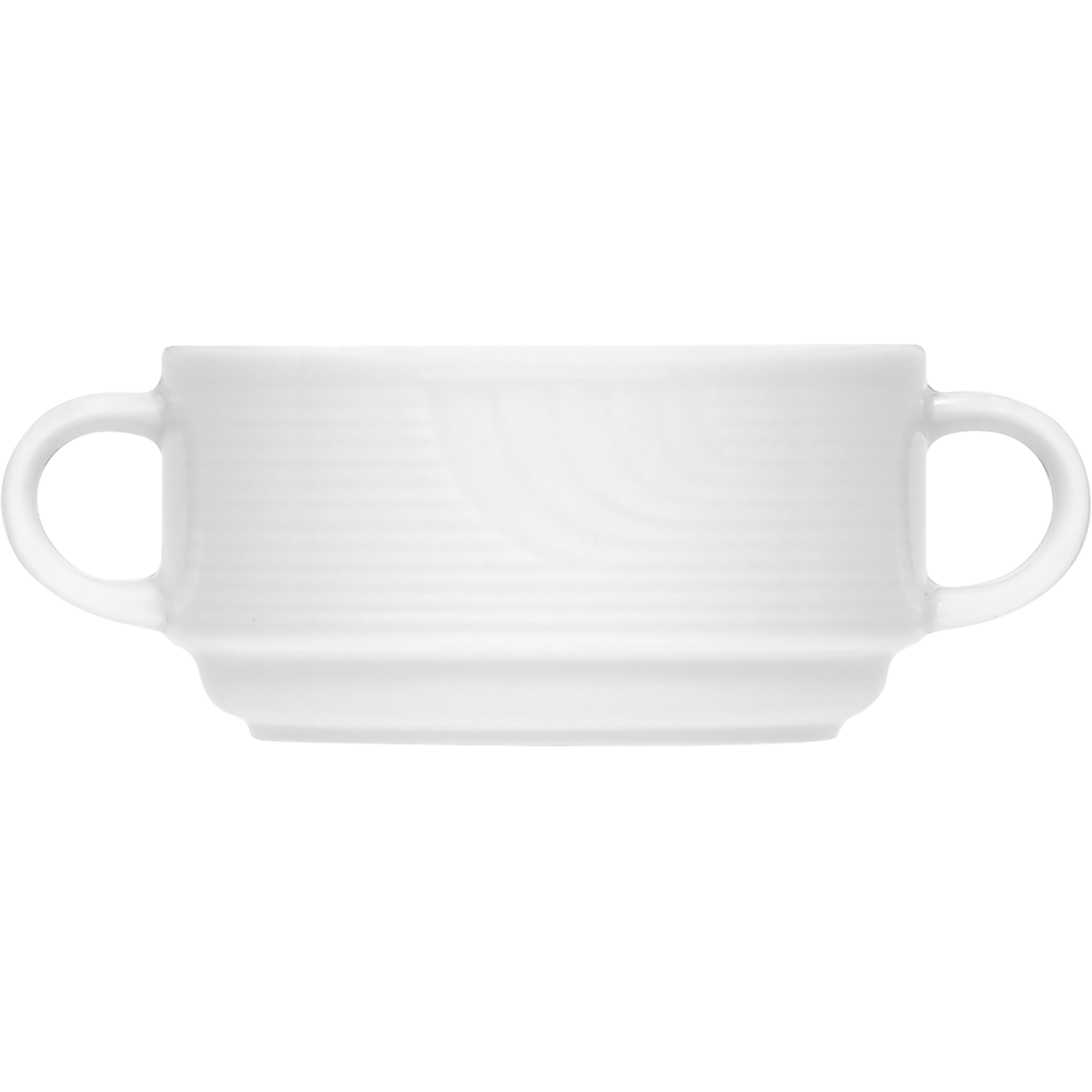 Bauscher 6252730 Suppenobertasse stapelbar, Pokal, Porzellan, Töpferei, Suppenschüssel, Untertasse