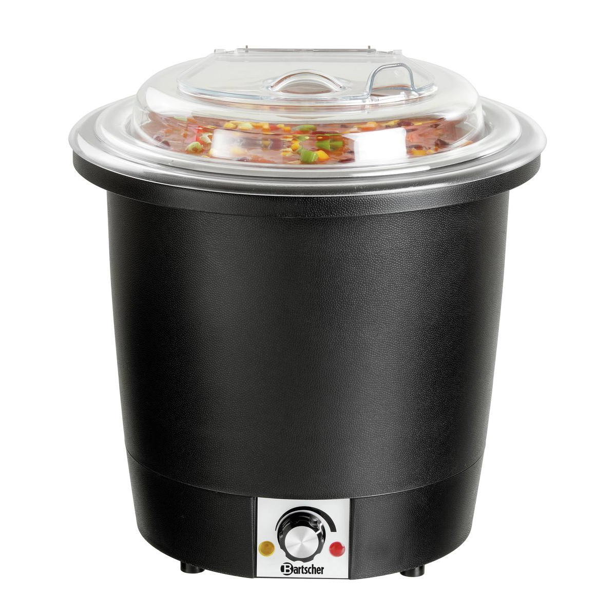 Bartscher 100048 Suppentopf mit Suppe gefüllt