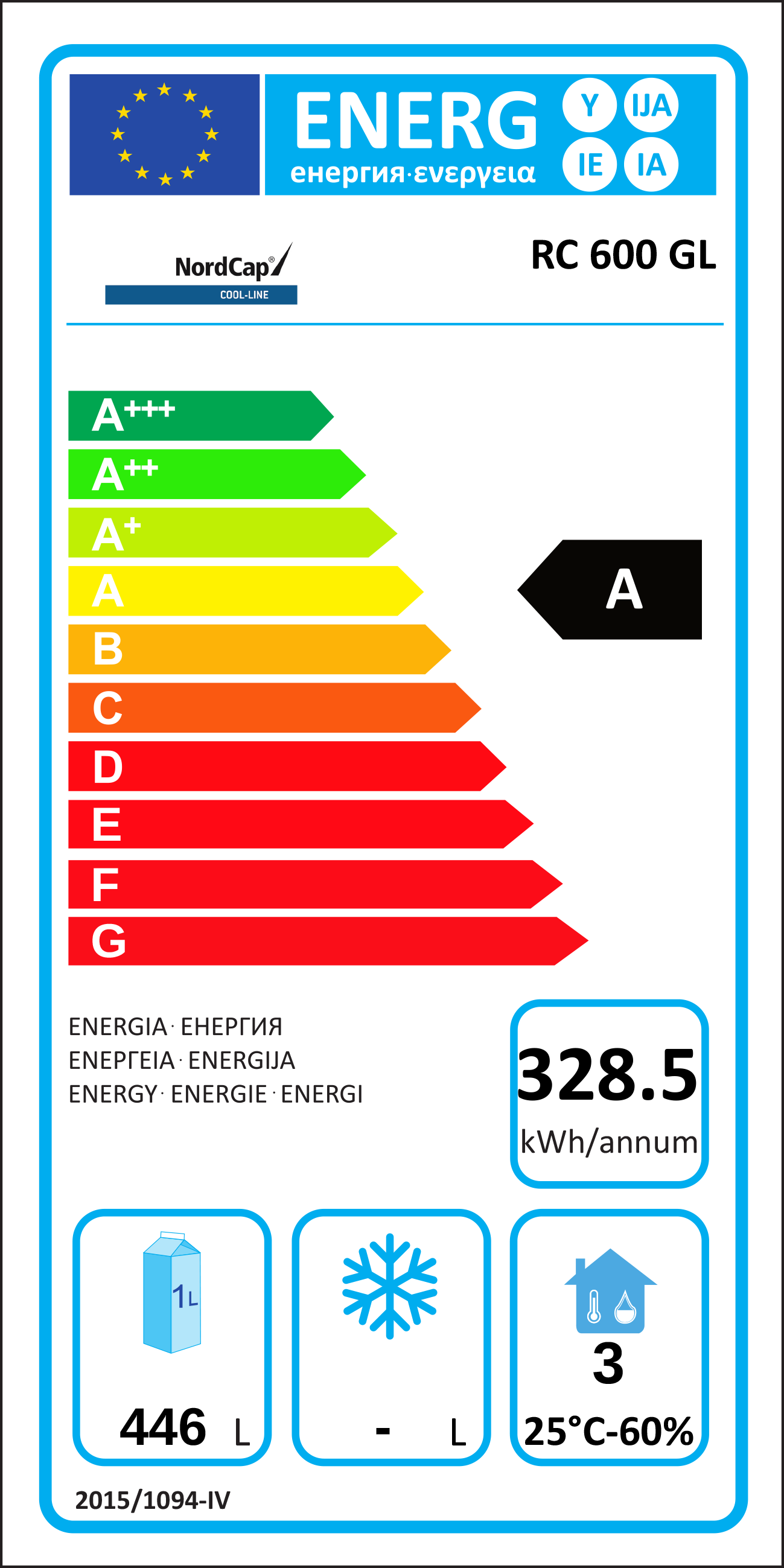  Nordcap 451600500 Energielabel  