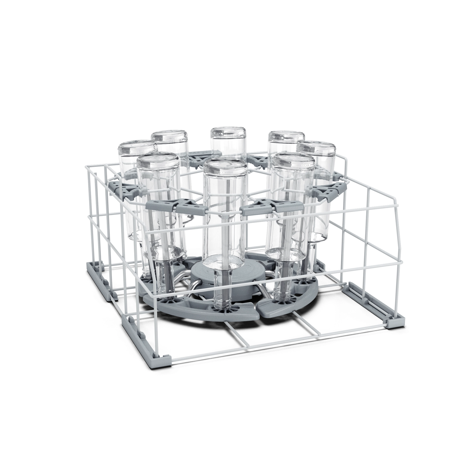 Winterhalter 60005502 Flaschenkorb mit Flaschen bestueckt