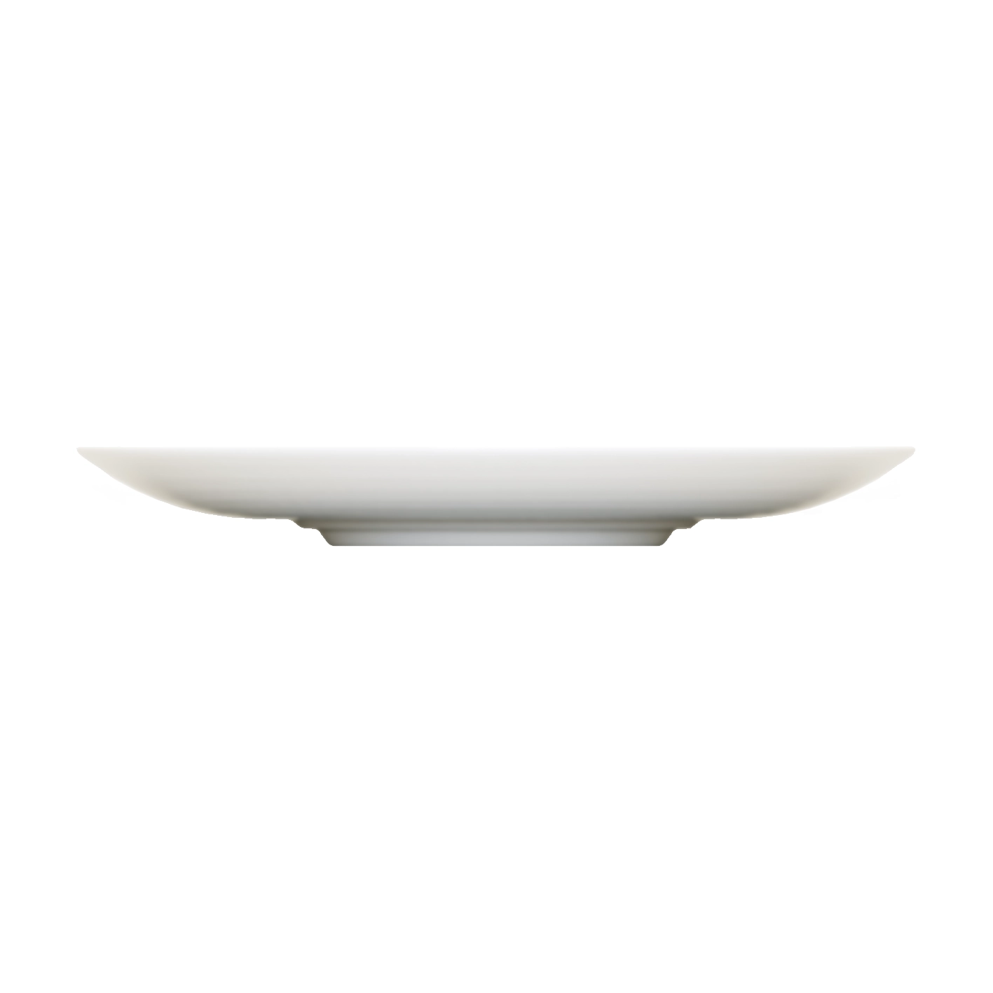 Bauscher Purity Reflections 6696869 Untertasse mit Doppelspiegel Relief seitlich