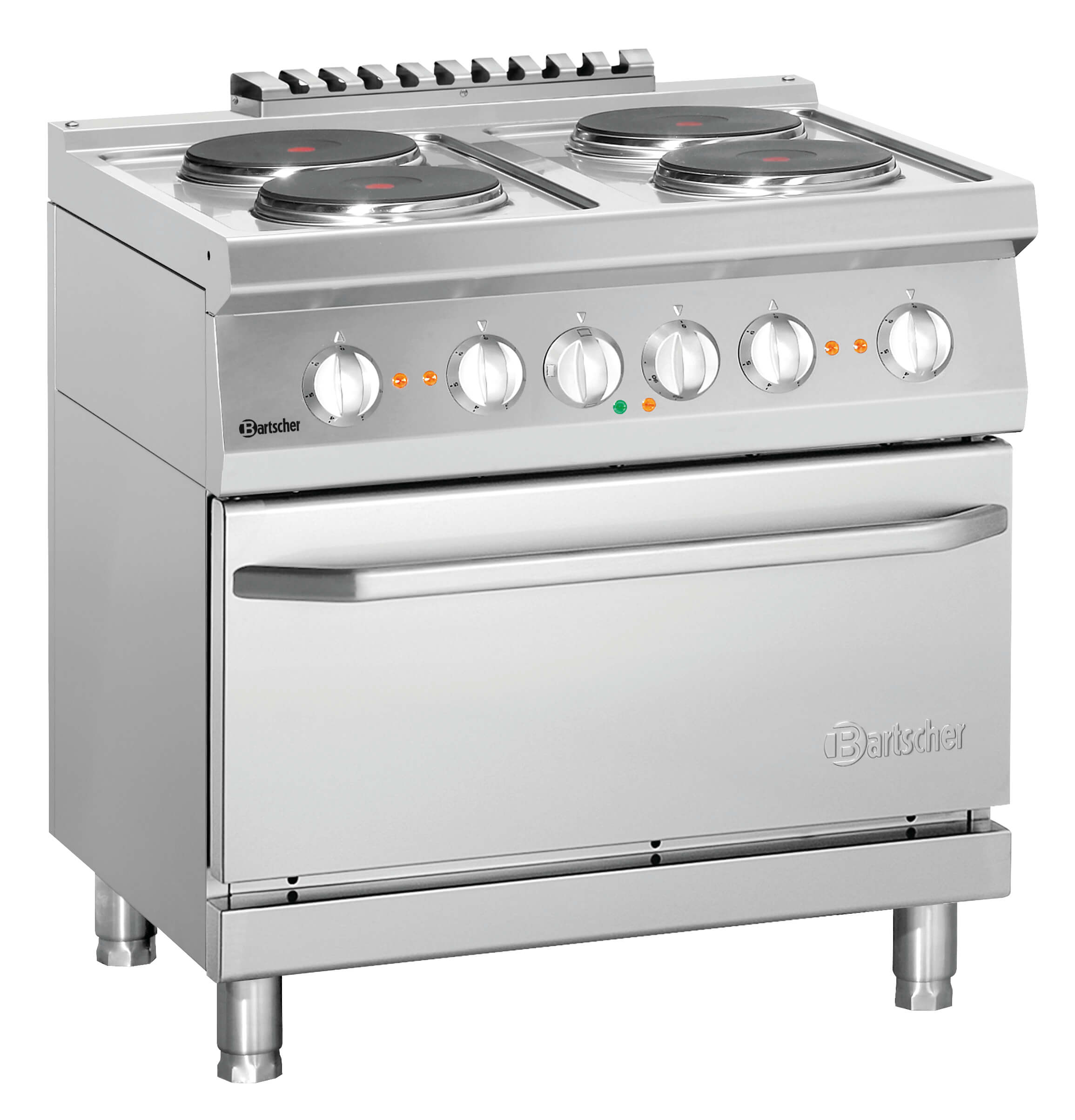 Bartscher 286234W Elektroherd 700 B800 4PL EBO