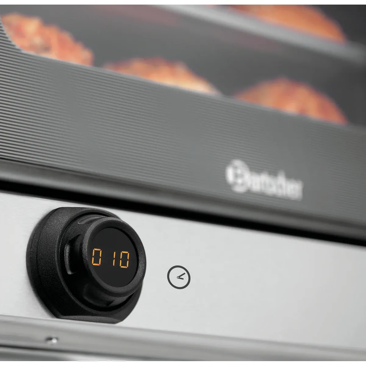 Bartscher A120796 Heißluftofen AT90-MDI Ansicht Bedienelemente nah