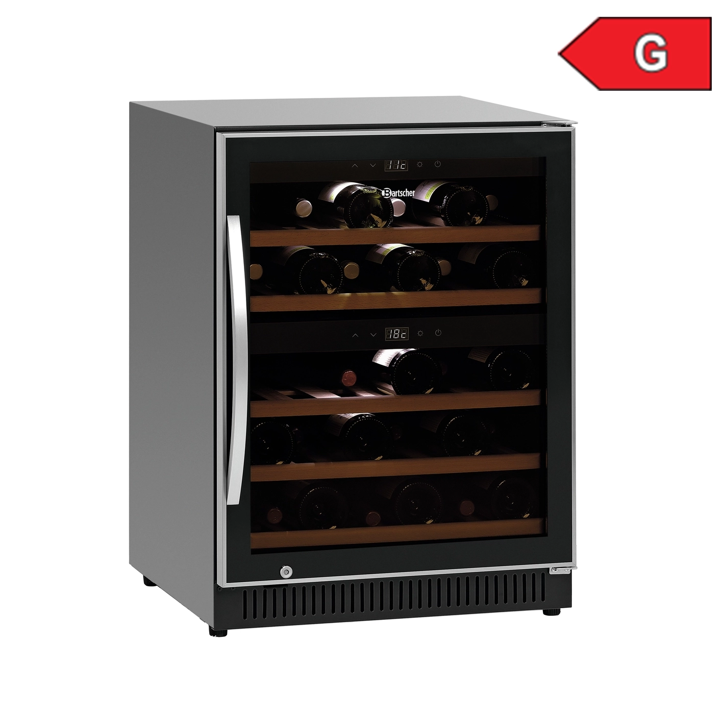 Bartscher 700133 Weinkuehlschrank Label  