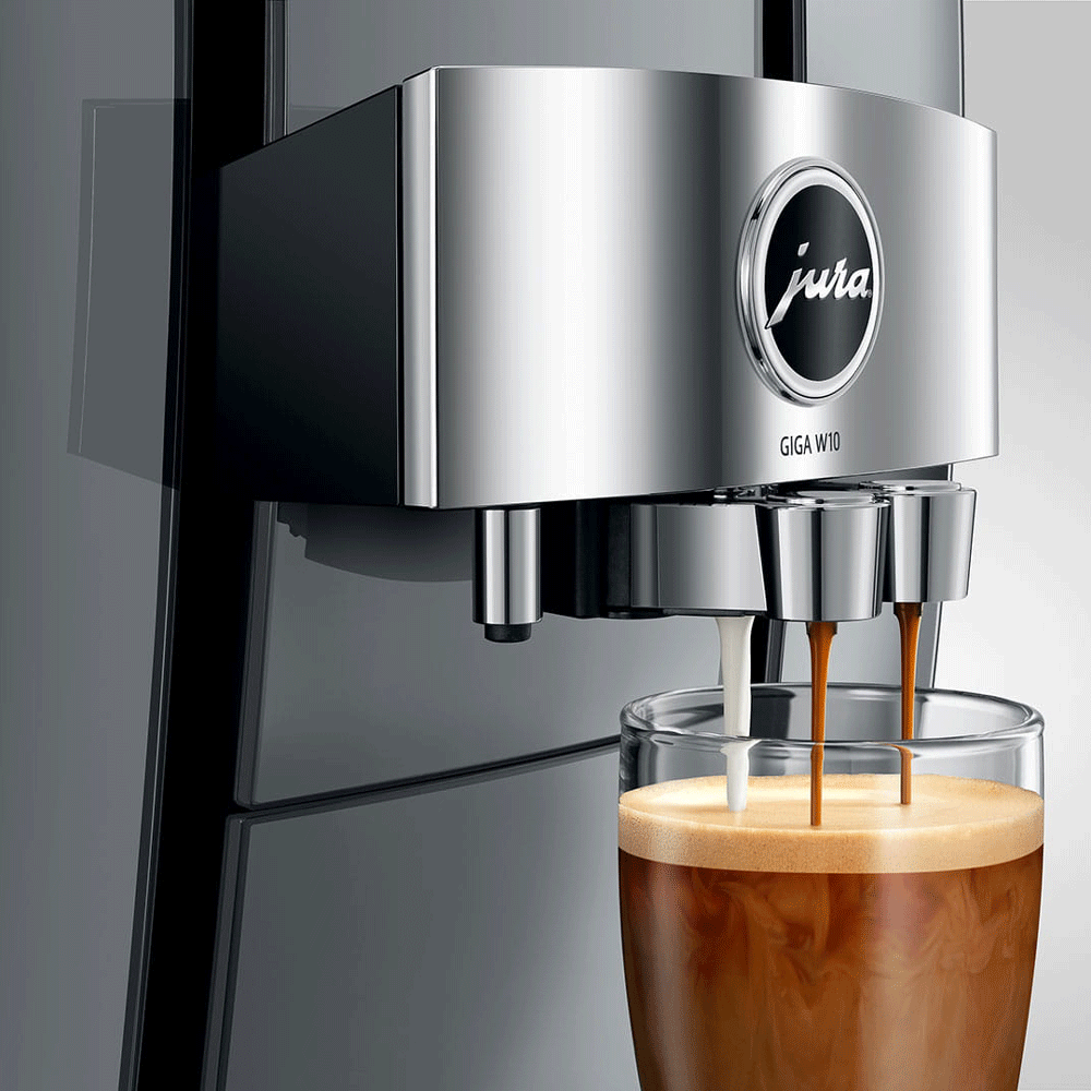Jura Kaffeevollautomat Giga W10 15549 seitliche-Front