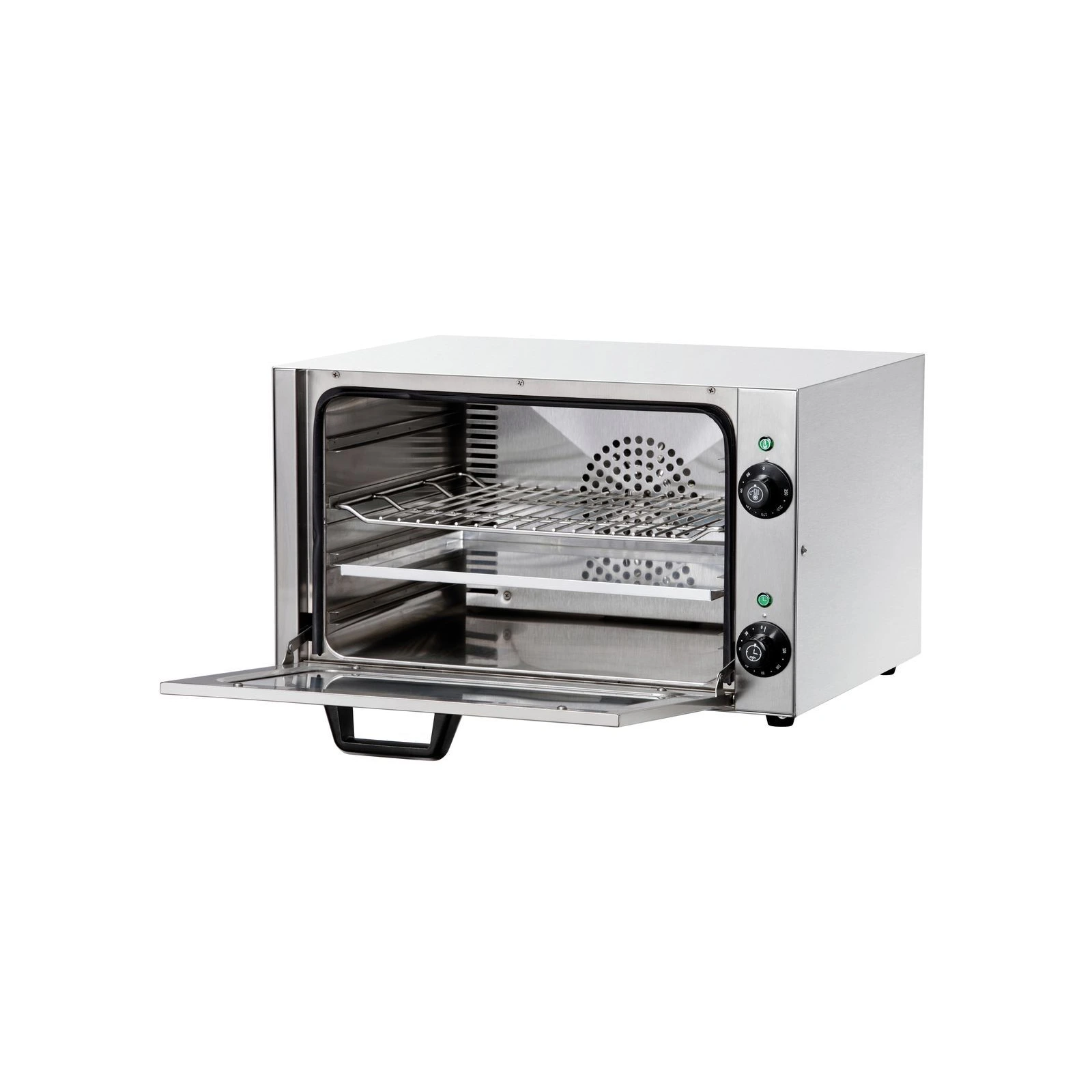 Bartscher A120880 Mehrzweck Heißluftofen Ansicht geöffnet leer