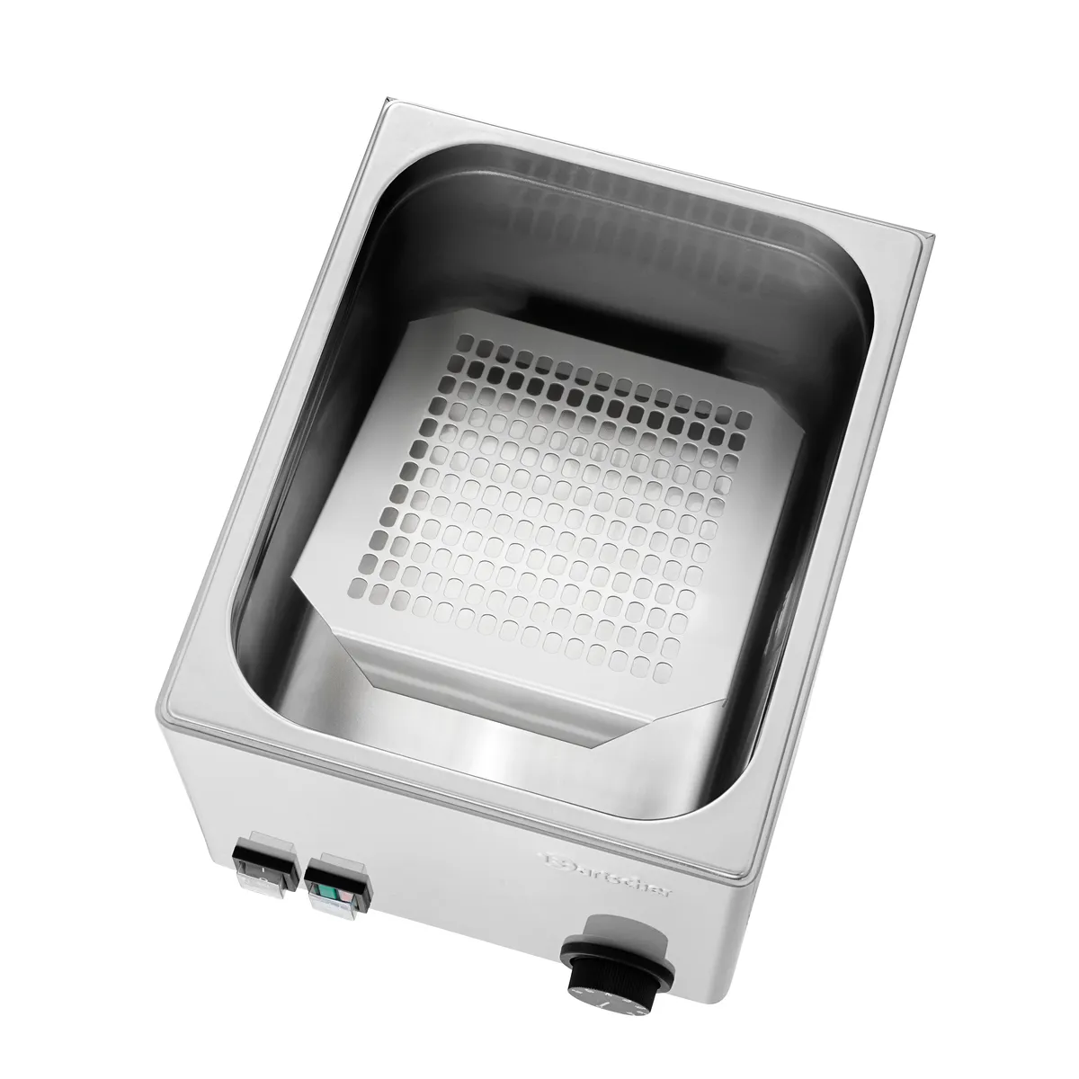 Bartscher A120465 Wuerstchenwaermer Blick in das Gerät ohne Deckel