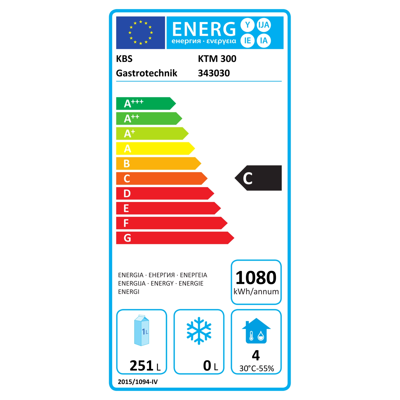  KBS 343030 energielabel  