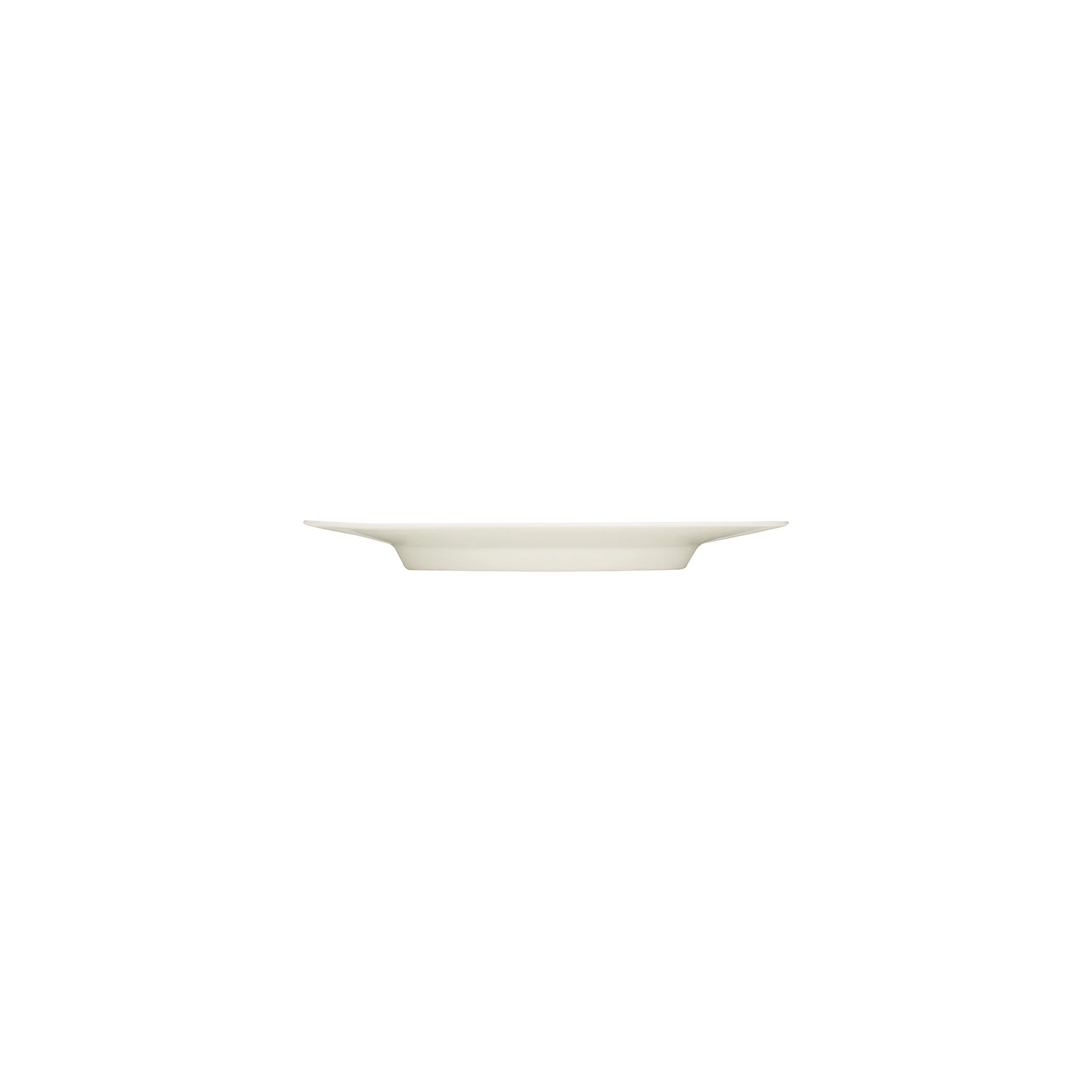 Bauscher Purity Platte oval Fahne 669201862 seitlich
