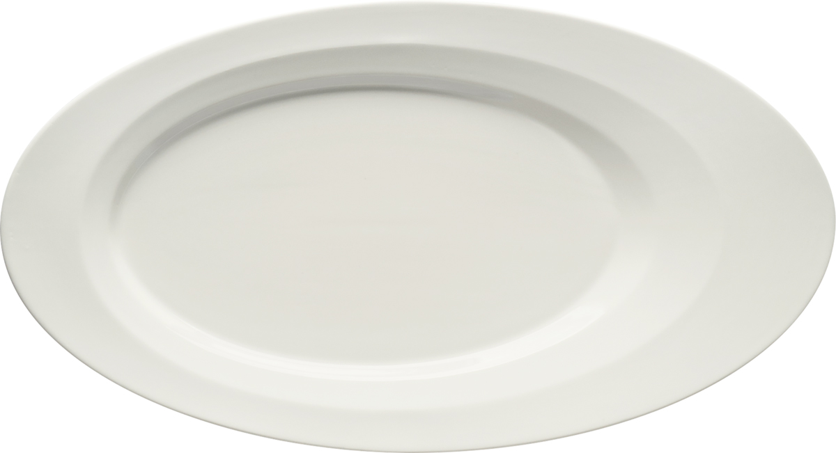 Schoenwald 9122618 Platte oval asymetrisch, Porzellan, Töpferei, Mahlzeit, Gericht, Servierplatte