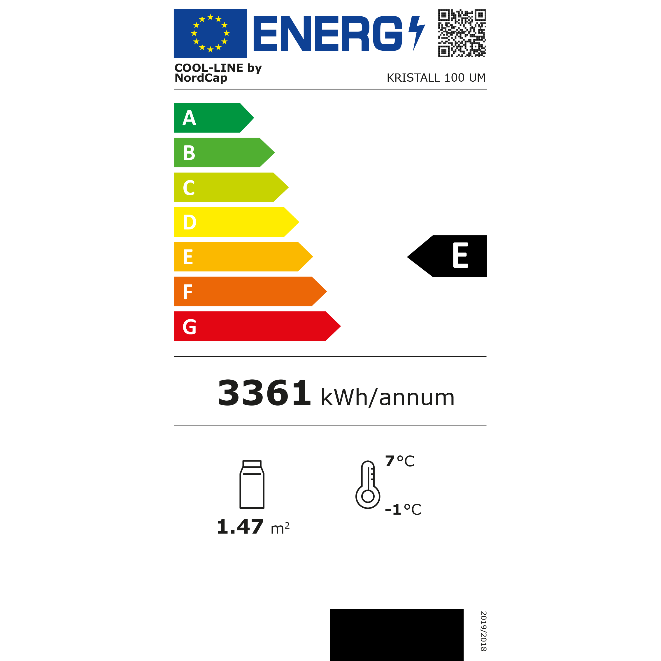  Nordcap 506050100 Energielabel  